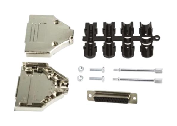 Multicomp PRO MP010166 D Sub Connector Kit Standard Receptacle MCP D-SUB Kits 25 Contacts DB Solder Cup