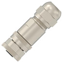 AMP - TE Connectivity 2358990-1 Sensor Connector PG7 M12 Female 4 Positions Crimp Socket Contacts Not Supplied