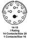 Amphenol Industrial PT06A-14-15S(SR) Circular Connector Plug 15 Position Cable