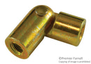 Keystone 353 Standoff Brass 6-32 Hinged Round Female