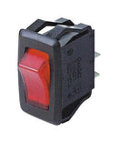 Multicomp PRO MP004579 Rocker Switch Spst 20 A 125VAC Red Panel Mount On-Off Quick Connect 13.8 mm x 28