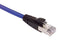 L-COM TRD695APBLU-5 Plenum Rated Shielded Category 6A Cable RJ45 / 23AWG Solid Blue 5.0FT 97AC8827