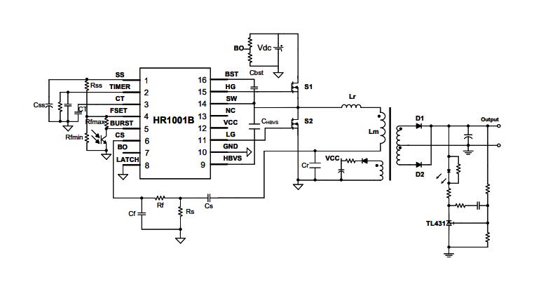 Monolithic Power Systems (MPS) HR1001BGS-P Half Bridge LLC Resonant Control IC for Lighting 13V to 15.5V in SOIC-16