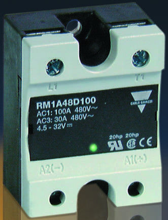 CARLO GAVAZZI RM1A48D50 SSR, PANEL MOUNT, 530VAC, 32VDC, 50A