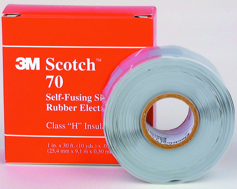 3M 70 TAPE (1&quot; X 30FT) TAPE, INSULATION, POLYESTER, 1INX30FT