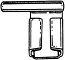 THOMAS & BETTS C10-250A TERMINAL, FEMALE DISCONNECT 0.25IN CRIMP