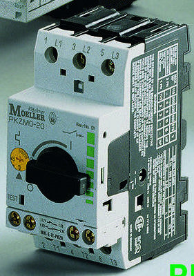 EATON MOELLER PKZM06.3 CIRCUIT BREAKER, THERMAL MAGNETIC, 1P, 25A