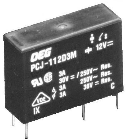 OEG - TE CONNECTIVITY PCJ-105D3MH,301 RELAY, SPST-NO, 240VAC, 30VDC, 3A