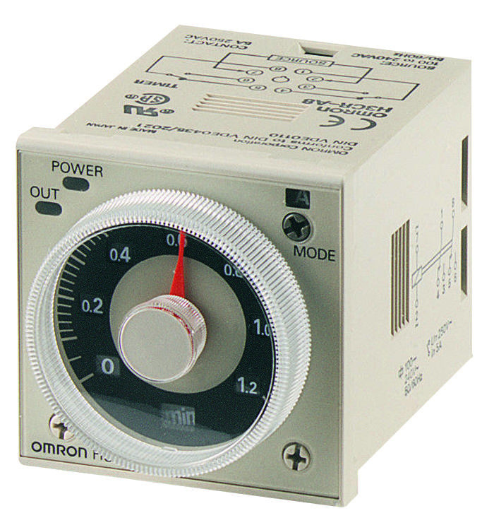 OMRON INDUSTRIAL AUTOMATION H3CR-A8 AC24-48/DC12-48 ELECTROMECHANICAL MULTIFUNCTION TIMER