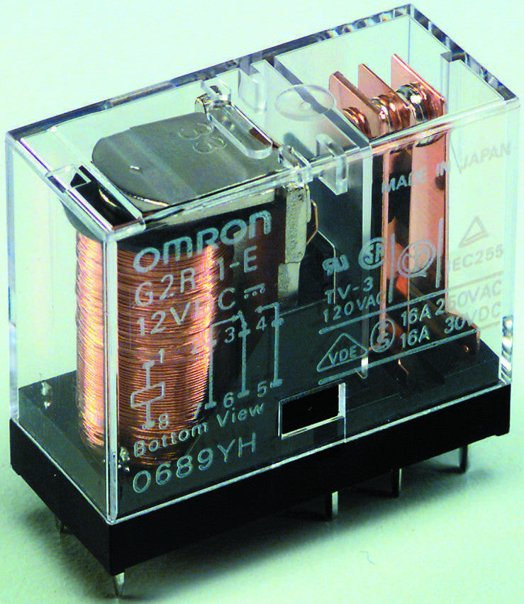 OMRON ELECTRONIC COMPONENTS G2R-14-AC120 RELAY, SPDT, 250VAC, 30VDC, 10A