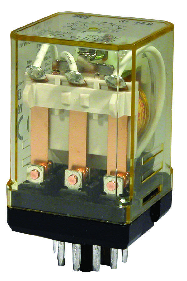 IDEC RR3PA-ULAC120V RELAY, 3PDT, 120VAC, 30VDC, 10A