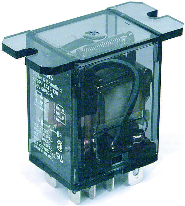 POTTER&BRUMFIELD - TE CONNECTIVITY K10P-11AT5-24 RELAY, DPDT, 120VAC, 30VDC, 15A