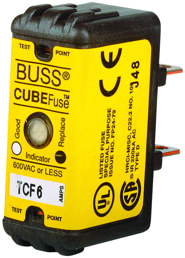 EATON BUSSMANN SERIES TCF30 FUSE, 30A, 600V, TIME DELAY