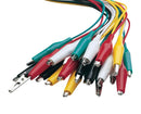 Mueller Electric BU-00287 Test Lead Set Alligator Clip 300 V 7 A Black Green Red Yellow White 460 mm