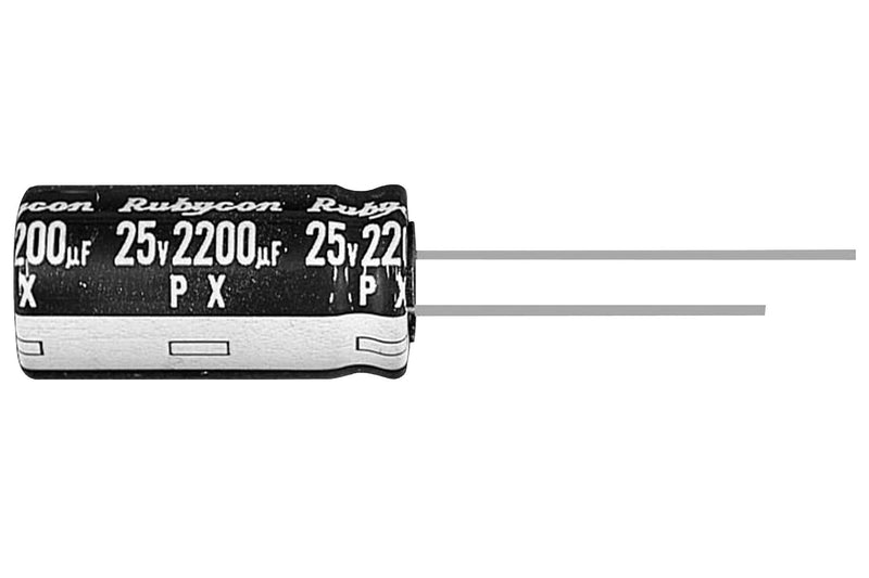 Rubycon 10PX2200MEFC10X16 Electrolytic Capacitor Miniature 2200 &Acirc;&micro;F 10 V &plusmn; 20% Radial Leaded 2000 Hours @ 105&deg;C Polar