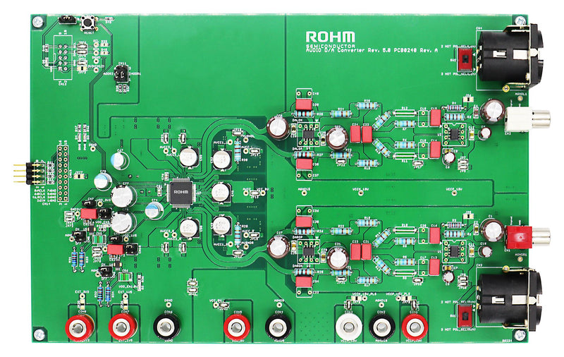 Rohm BD34352EKV-EVK-001 BD34352EKV-EVK-001 Data Conversion Development Kits - DAC Sampling Stereo Audio D/A Converter New