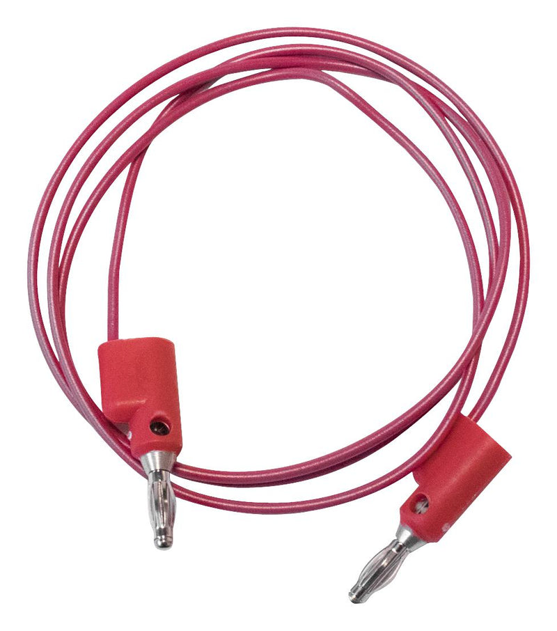 Mueller Electric BU-2020-A-12-2 Banana Test Lead 4mm Stackable Plug 12 " 304.8 mm Red 5 A