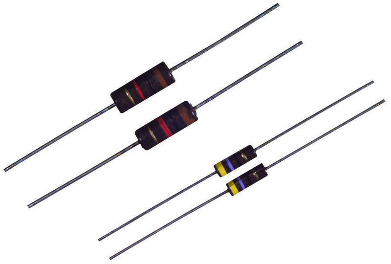 OHMITE OD221JE CARBON RESISTOR, 220 OHM, 250mW, 5%