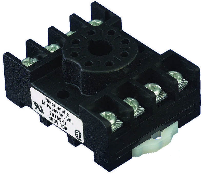 MACROMATIC CONTROLS 70169-D DIN RAIL RELAY SOCKET