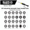 Klein Tools 32307 32307 Screwdriver Set 27-in-1 Hex/Security Torx/Security Hex/Torq-Set/Spanner Heat Treated Bits &amp; Handle