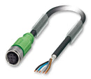 Phoenix Contact SAC-5P- 50-PUR/M12FS SH SAC-5P- SH Sensor Cable PUR M12 Receptacle Free End 5 Positions m 16.4 ft