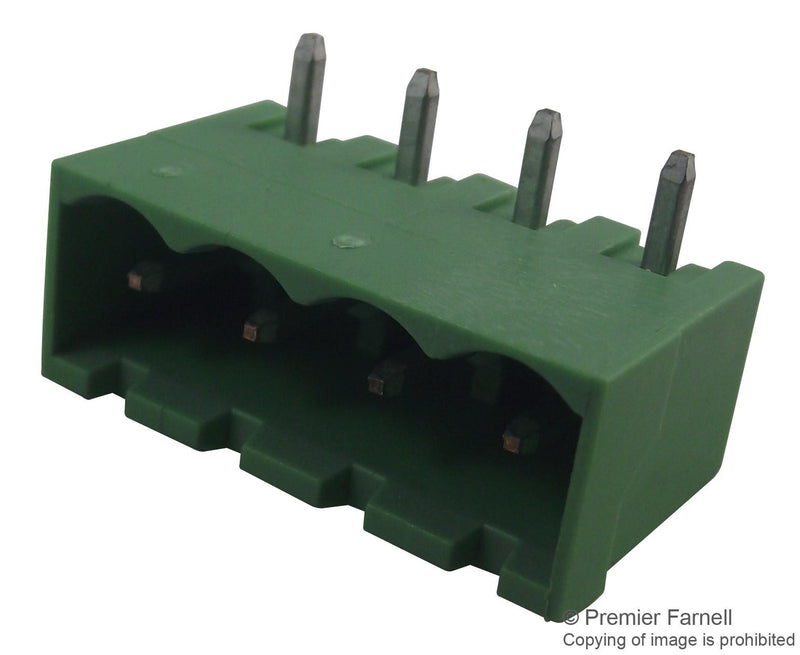 CAMDENBOSS CTB9350/4A Pluggable Terminal Block, Header, 5 mm