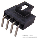 Molex 105313-1204 Pin Header Right Angle Power 2.5 mm 1 Rows 4 Contacts Through Hole