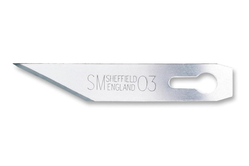 SWANN-MORTON SM03 SM03 Scalpel Blades Stainless Steel 79mm Pack of 5