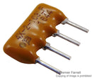 BOURNS 4604X-102-222LF Fixed Network Resistor, 2.2 kohm, 2 Elements, SIP, Isolated, 4600X Series, 4 Pins