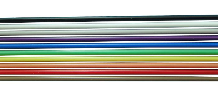 PRO Power R2651DTSY10AC85 Ribbon Cable Per Meter Colour Coded 10 Core 28 AWG Multi-coloured