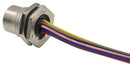 Amphenol LTW MSAS-06PFFS-SF8B30 Sensor Cord 6P M12 RCPT-FREE END 11.8"