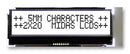 Midas MCCOG22005A6W-FPTLWI MCCOG22005A6W-FPTLWI Alphanumeric LCD 20 x 2 Black on White 3V to 5V I2C English Japanese Transflective