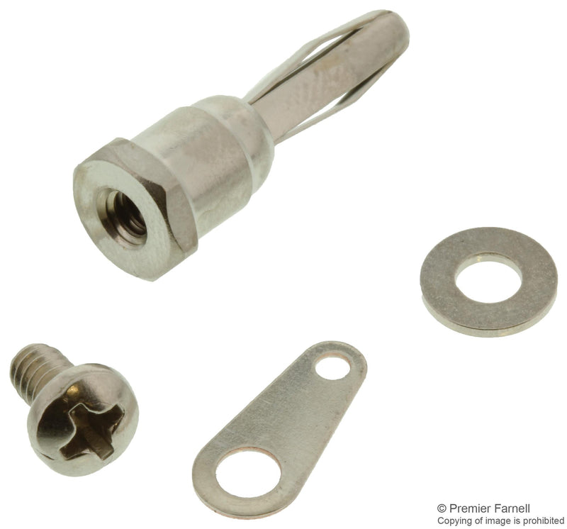 JOHNSON - CINCH CONNECTIVITY 108-0753-001 BANANA PLUG, 15A, SOLDER LUG