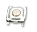 Multicomp PRO TM-533I-Q-T/R TM-533I-Q-T/R Tactile Switch TM Top Actuated Surface Mount Round Button 160 gf 50mA at 12VDC