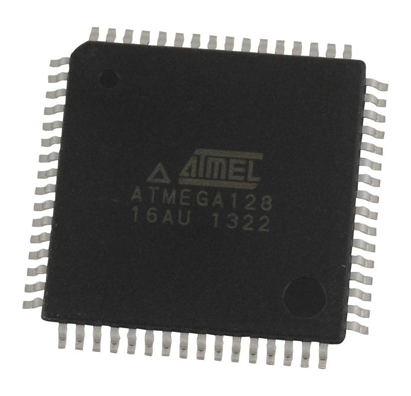 Microchip ATMEGA128-16AUR. Microcontroller MCU 8 BIT Atmega 16MHZ TQFP-64