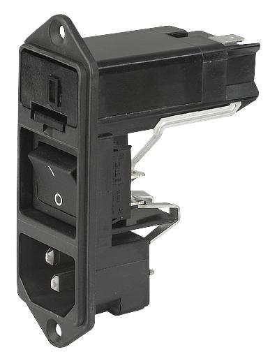 Schurter KD14.4101.151 KD14.4101.151 Un-Filtered IEC Power Entry Module C14 General Purpose 10 A 250 VAC 2-Pole Switch