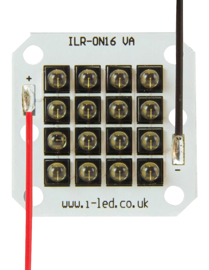 Intelligent LED Solutions ILR-ON16-RDOR-SC211-WIR200. Module Oslon 80 16+ Powercluster Series Red Orange 617 nm 1440 lm Square New