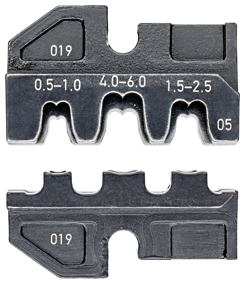 Knipex 97 49 05 Crimp Tool Die 20-10AWG Non-Insulated Open Plug Type Connectors 43 E Hand