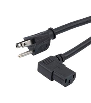 L-COM N515P-C13R-15-10F Power Cord N5-15P-R/A IEC C13 10 15A New