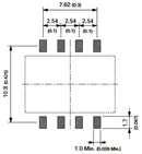 Traco Power TSM 1205S TSM 1205S Isolated Surface Mount DC/DC Converter ITE 1:1 1 W Output 5 V 200 mA