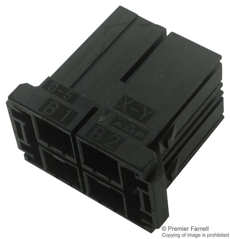 AMP - TE Connectivity 3-917807-3 Connector Housing Dynamic D5200M Series Receptacle 6 Ways 10.16 mm