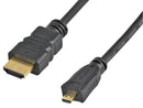 PRO Signal PSG91701 Audio / Video Cable Assembly Hdmi Micro Plug 3.28 ft 1 m Black