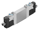 Festo VUVG-BK10-T32C-AT-F-1R8&amp; AIR Solenoid Valve Flange 7BAR 24VDC