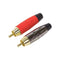 Stellar Labs 27-9858 2 x RCA Male Connectors Red and Black 42Y2480