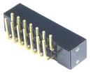 Multicomp PRO MP008643 Pin Header Wire-to-Board 2 mm Rows 14 Contacts Through Hole Right Angle MCP 2MM RA