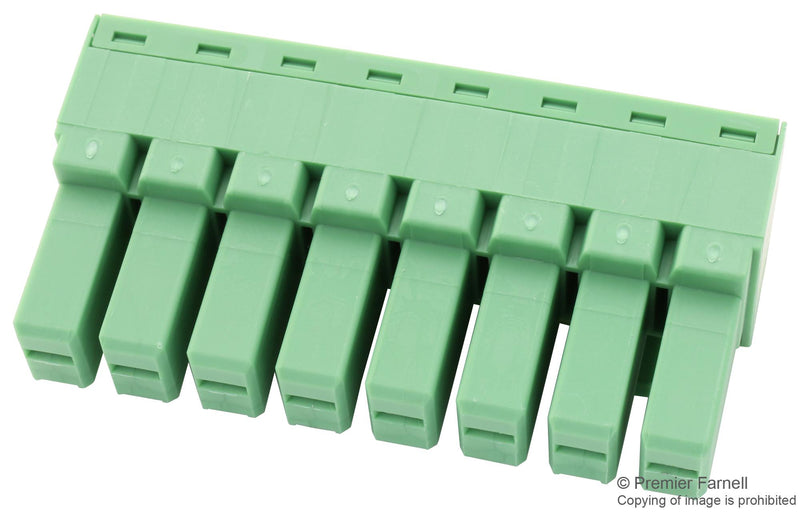 Phoenix Contact PC 4/ 8-ST-762 PC 8-ST-762 Pluggable Terminal Block 7.62 mm 8 Ways 24AWG to 10AWG 4 mm&Acirc;&sup2; Screw 20 A