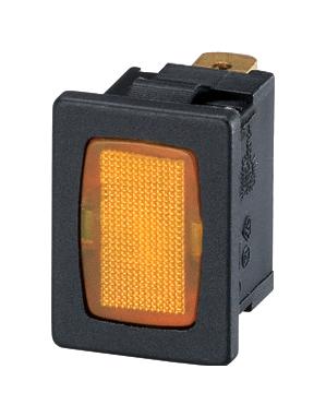 Multicomp PRO MP008562 MP008562 Neon Indicator 250 VAC Amber Rectangular New