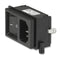 Schurter KP01.1152.11 Un-Filtered IEC Power Entry Module C14 General Purpose 15 A 250 VAC 2-Pole Switch