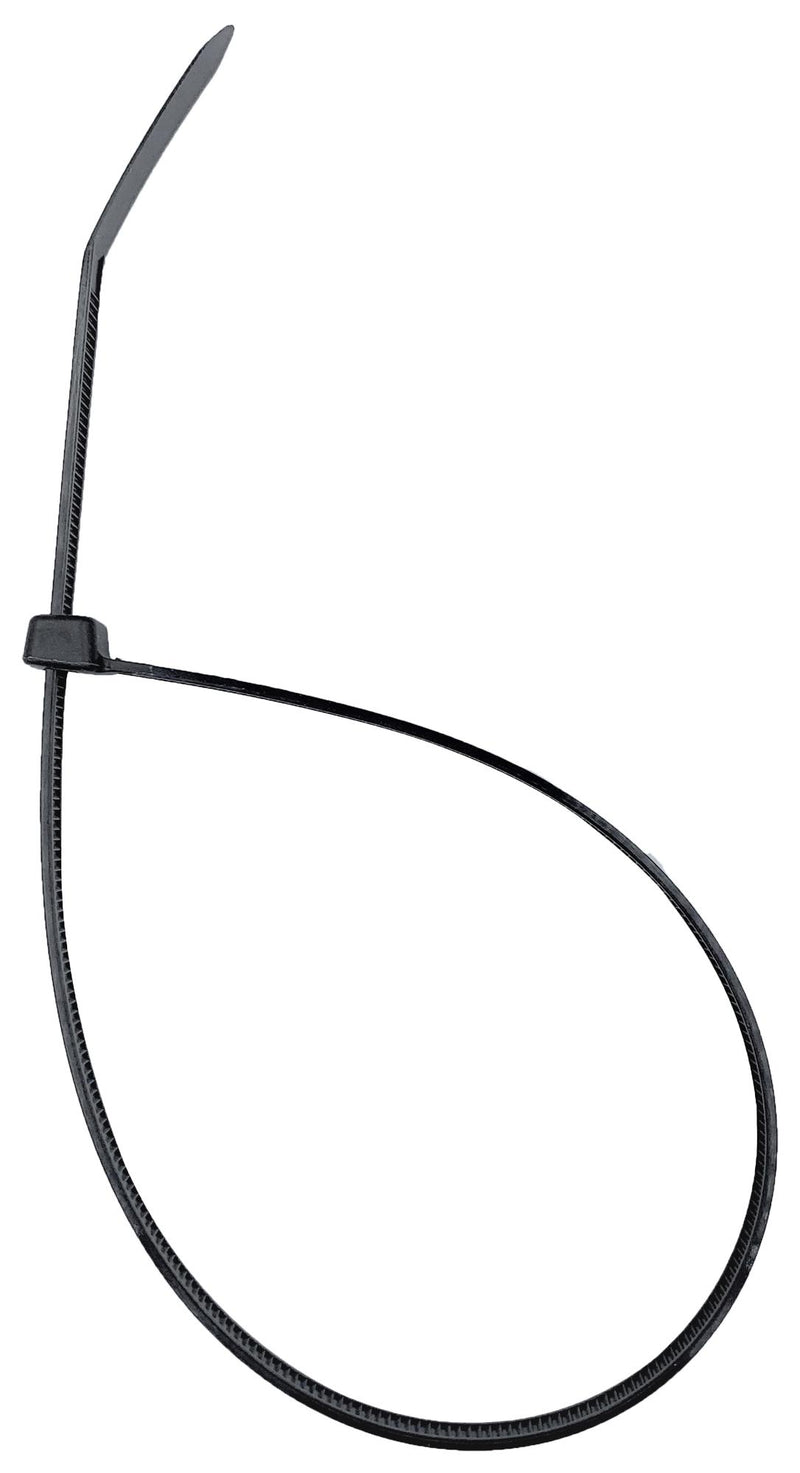 PRO Elec PEL01440 PEL01440 Cable Tie Non-Releasable Nylon 6.6 (Polyamide 6.6) Black 140 mm 2.5 33 18 lb