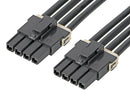 Molex 216400-1042 Cable Assembly Mega-Fit Receptacle to 4 Ways 5.7 mm 1 Row 300 11.8 "